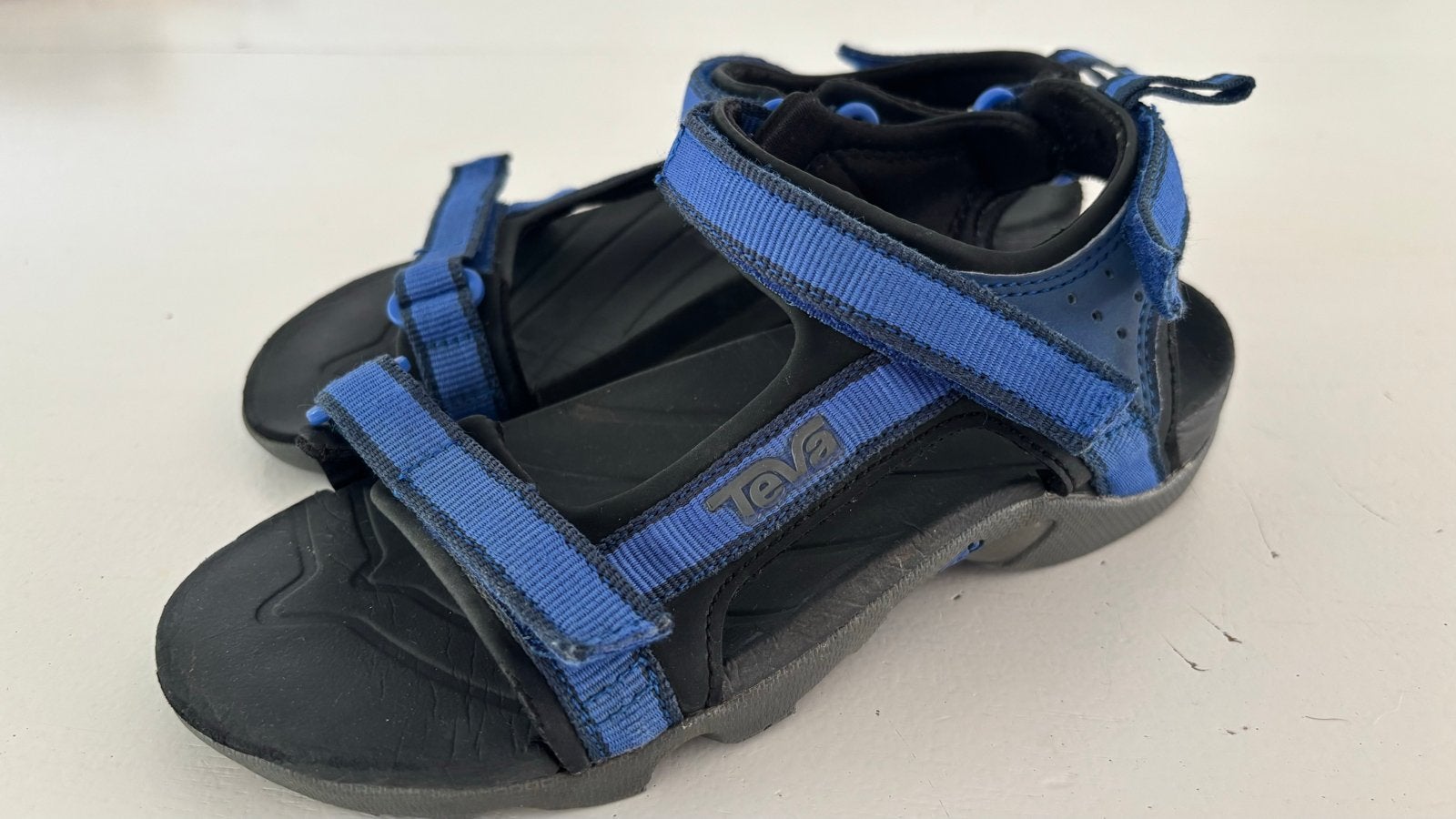 Teva Tanza sandalen blauw maat 36 - weinig gedragen, Blauw, Zo goed als nieuw, Sandalen of Muiltjes, Ophalen of Verzenden