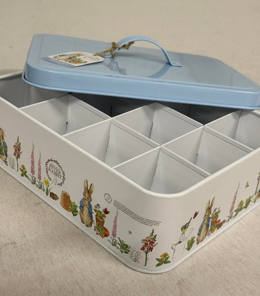 Peter Rabbit Classic Tea Caddy - Blikken theedoos thee-doos, Ophalen of Verzenden, Nieuw, Thee