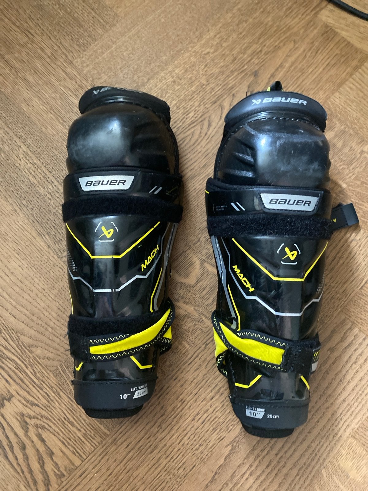 Bauer Mach Scheenbeschermers Jeugd (YTH) 10"/25cm, Ophalen of Verzenden, Gebruikt