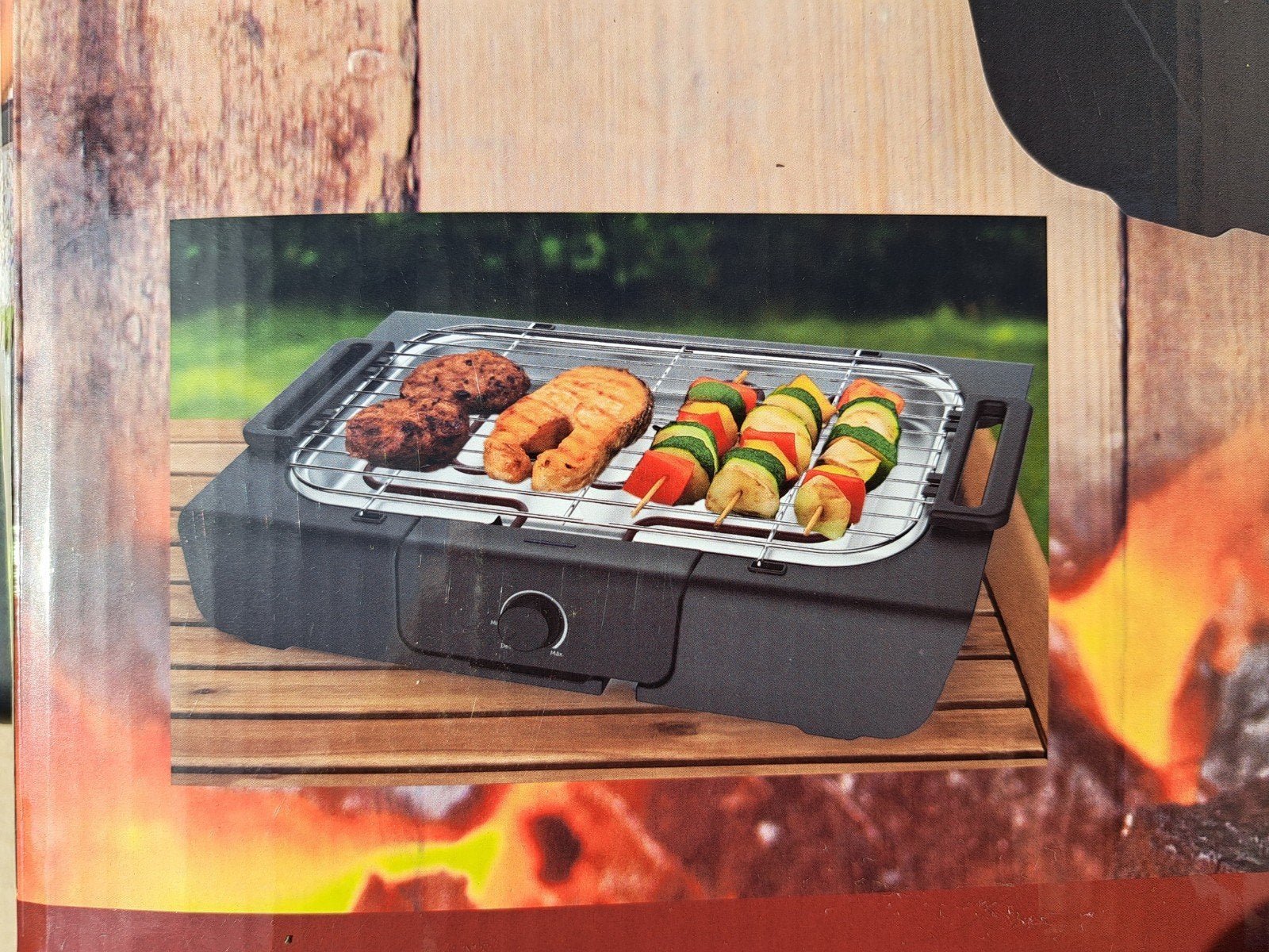 Elektrische Tafelgrill 24x41cm 2000W - Kynast Exklusiv, Tuin en Terras, Ophalen of Verzenden, Zo goed als nieuw, Kynast Exklusiv