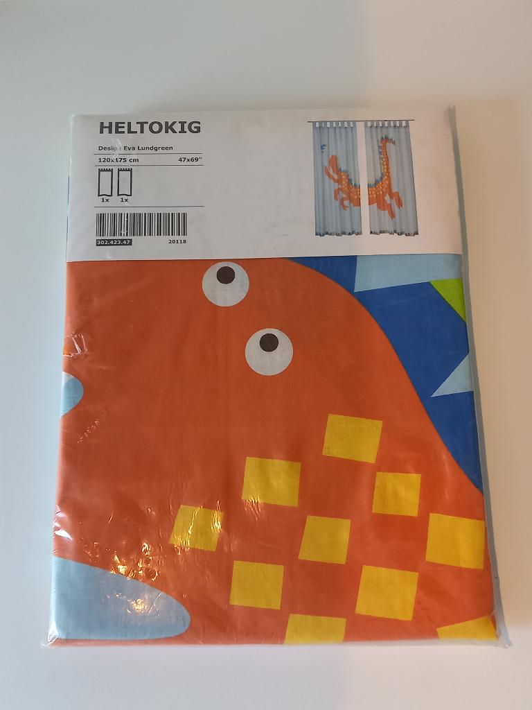 IKEA HELTOKIG Gordijn voor kinderkamer, NIEUW in verpakking, Nieuw, Ophalen of Verzenden, 150 tot 200 cm, Overige kleuren