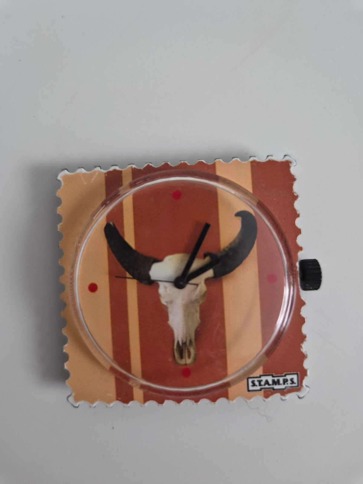 STAMPS Horloge met buffelschedel design, Ophalen of Verzenden
