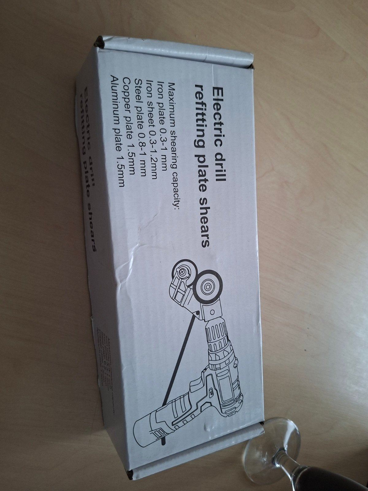 Elektrische boorplaat schaar opzetstuk, Doe-het-zelf en Verbouw, Ophalen, Nieuw
