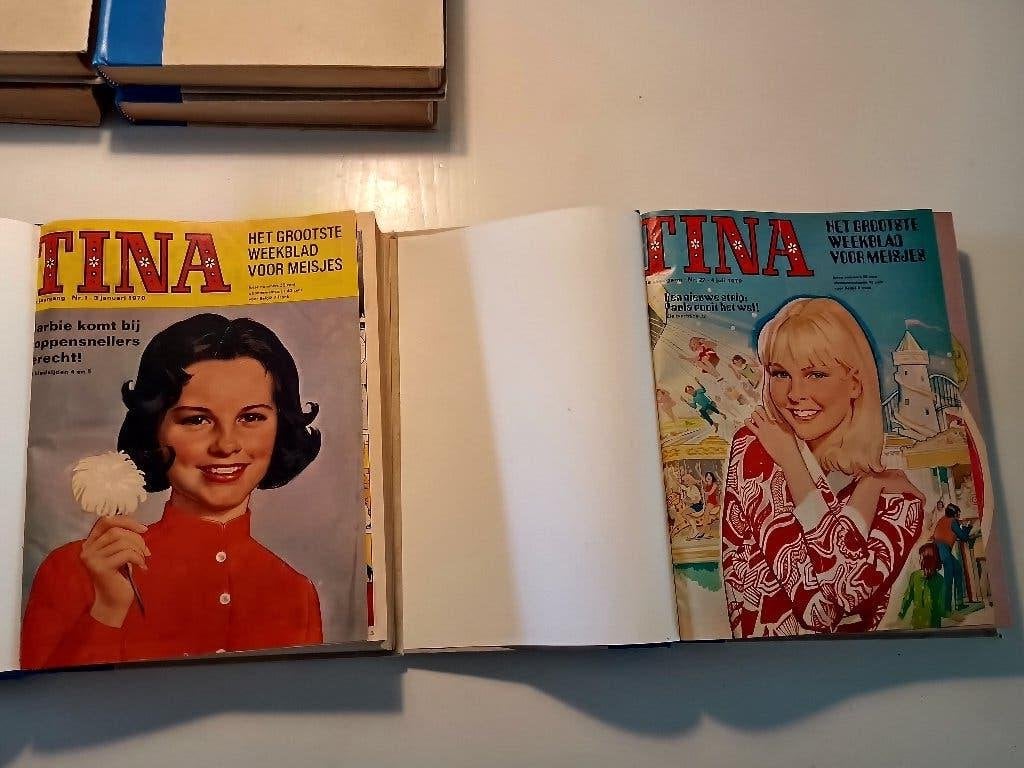 Prachtige Jaargang Tina 1970 –ingebonden in NIEUWSTAAT!, Ophalen of Verzenden, Zo goed als nieuw, Damesbladen