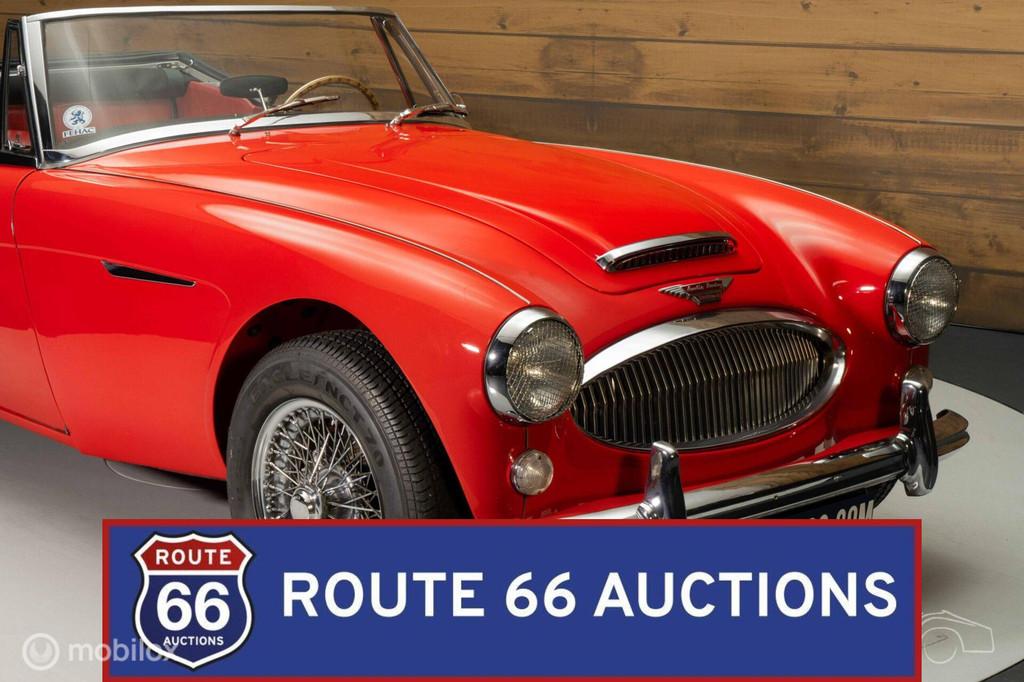 Austin Healey 3000 MK3 | 1966 | Route 66 Auctions, Auto's, Austin, Overige carrosserieën, Zwart, Bedrijf