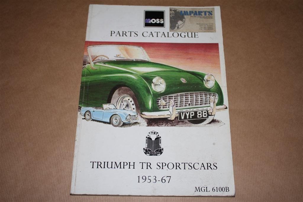 Triumph TR Sportscars 1953-67 - Parts Catalogue, Auto diversen, Ophalen of Verzenden