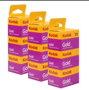 [nieuw] 3 x 3-pack Kodak Gold 200 35mm, Audio, Tv en Foto, Filmrollen, Verzenden, 35mm film
