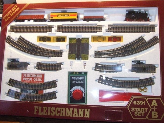 Fleischmann Startset 6391 A+B, Ophalen, Gelijkstroom, Fleischmann, Gebruikt