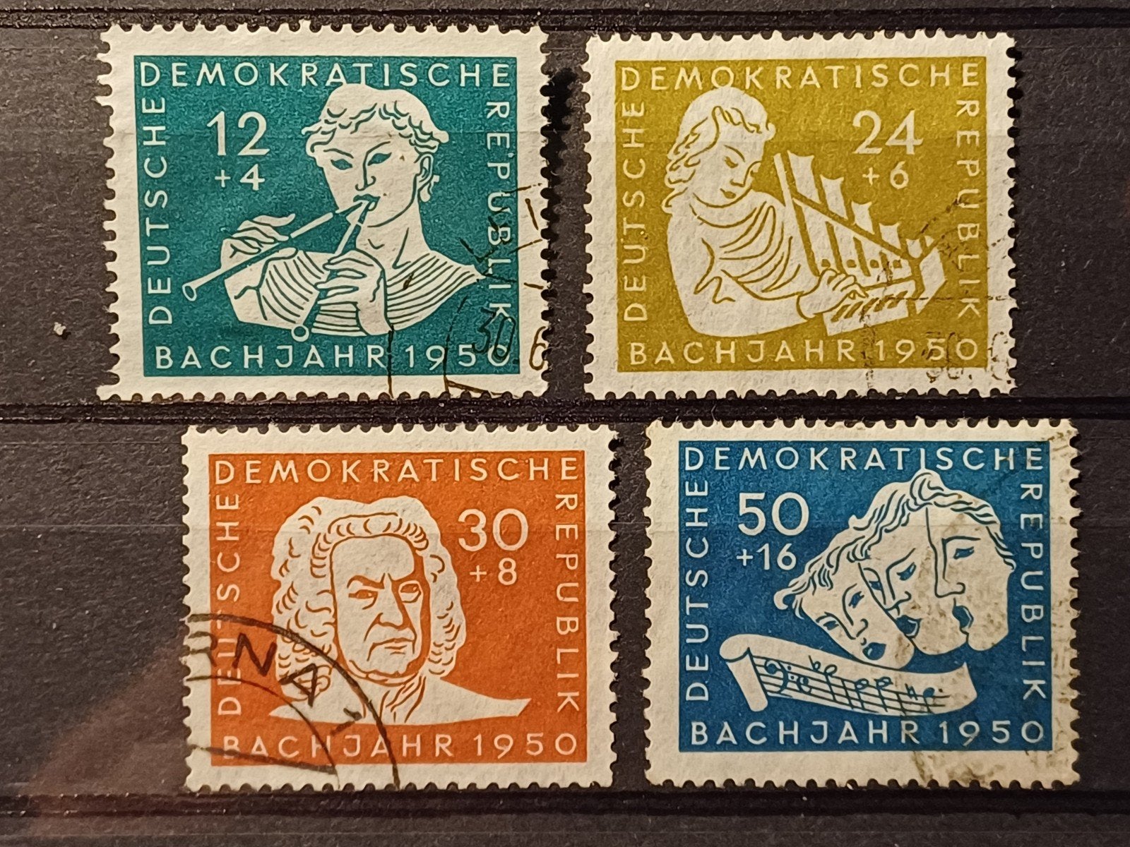 DDR 256-259 gestempeld, Ophalen of Verzenden, DDR, Gestempeld