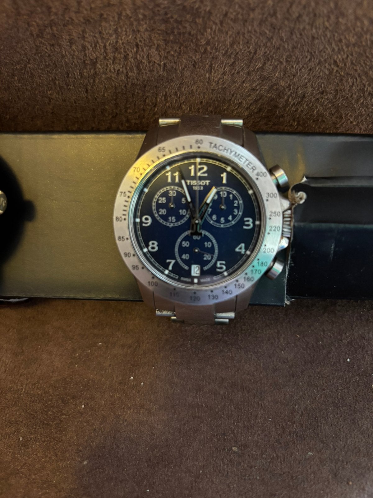 Tissot PRC 200 Chronograph – Swiss Made – Blauw, Ophalen of Verzenden, Overige merken