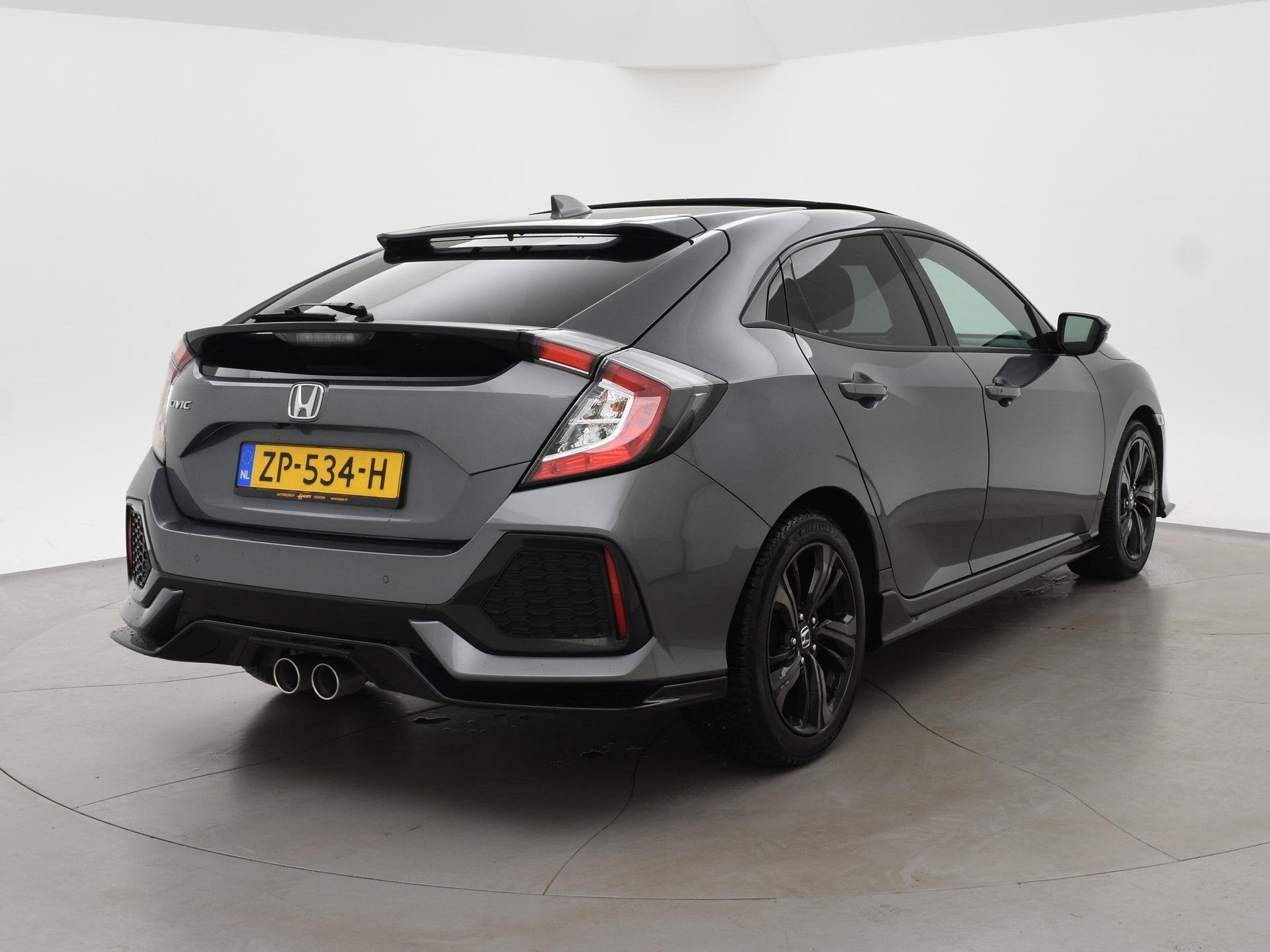 Honda Civic 1.5 i-VTEC 182 PK SPORT PLUS AUT. + PANORAMA | S, Auto's, Stof, Euro 6, 4 cilinders, 182 pk