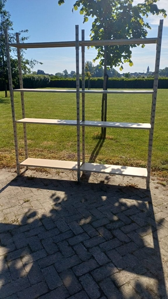 Professionele Overtoom legbordstelling 220 x 100 x 40 cm, Ophalen, Zo goed als nieuw