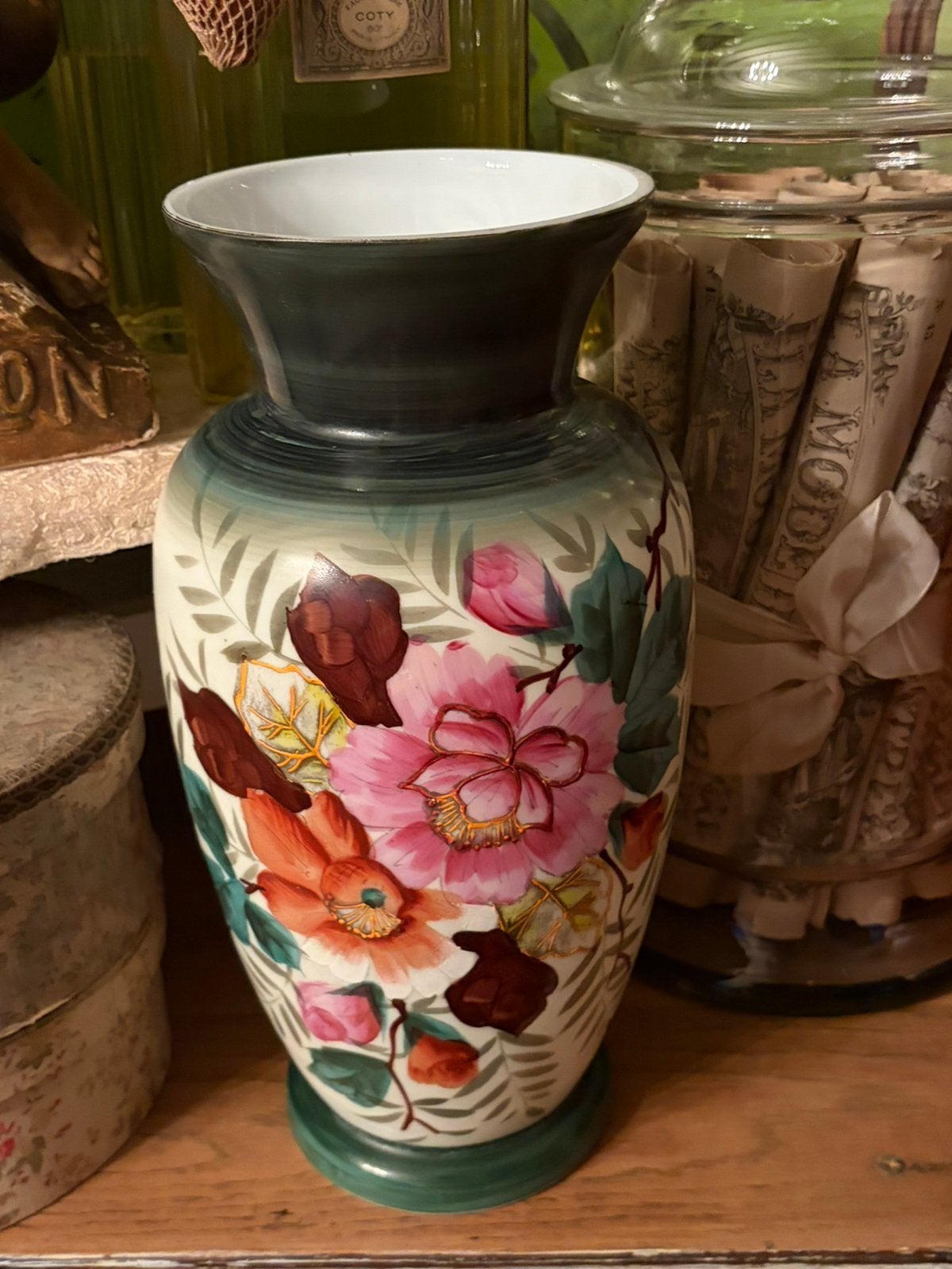 Opaline vaas, Antiek en Kunst, Ophalen of Verzenden