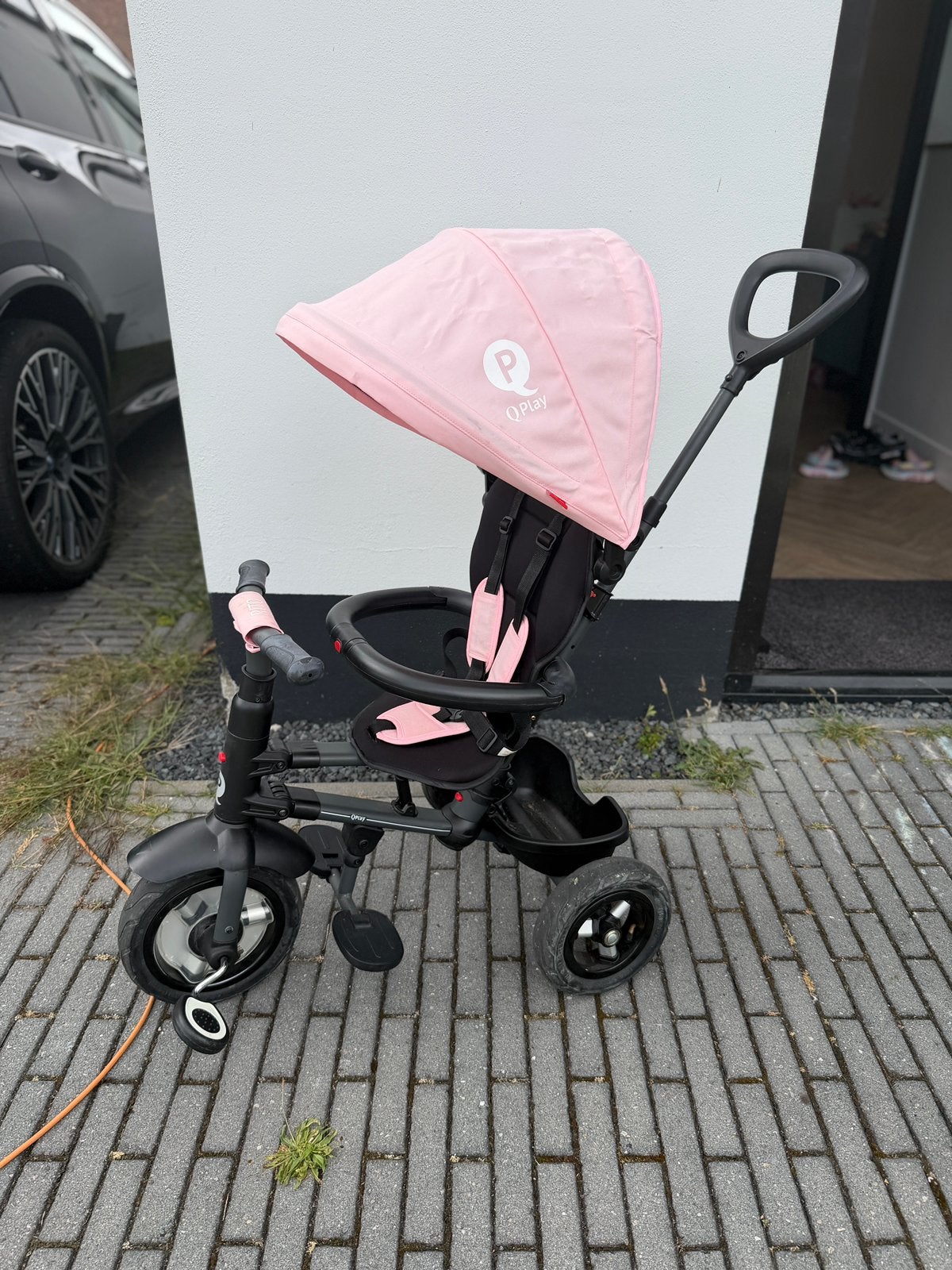 QPlay Luxe Driewieler Rito roze, Fietsen en Brommers, Fietsen | Driewielers, Ophalen, Zo goed als nieuw