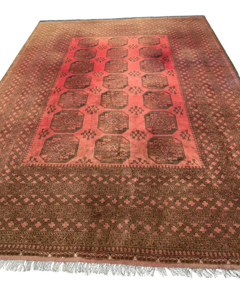 Perzisch tapijt Ersari 350x250  wollen vloerkleed Turkmeens
