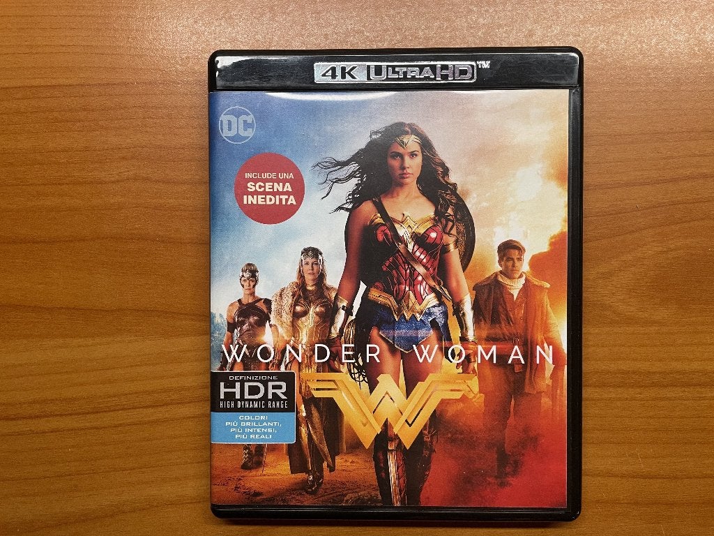 Ultra HD Bluray Wonderwoman (Italiaanse editie), Ophalen of Verzenden, Zo goed als nieuw