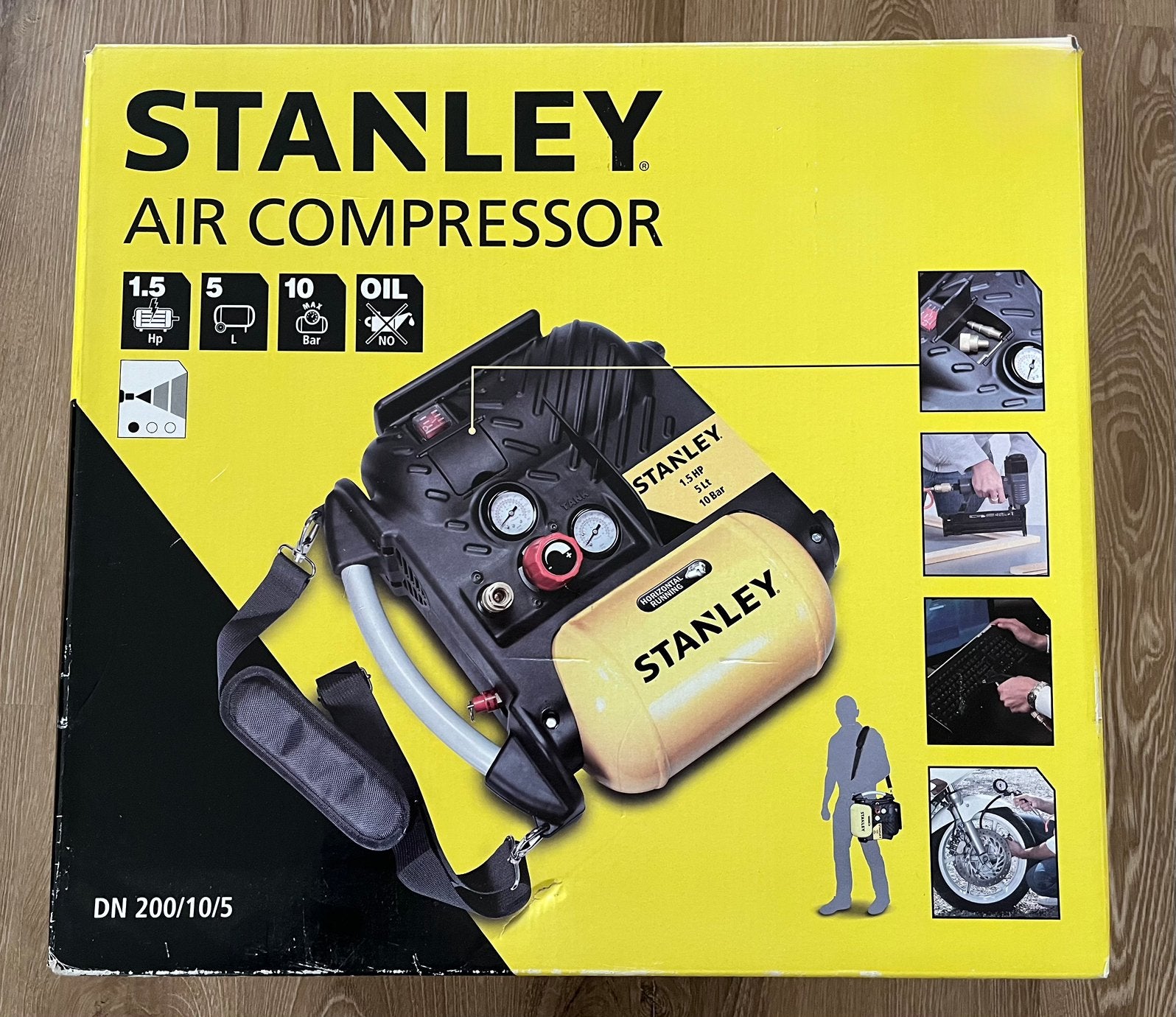 Stanley draagbare compressor, Doe-het-zelf en Verbouw, Ophalen, Nieuw, Overige typen, Overige merken