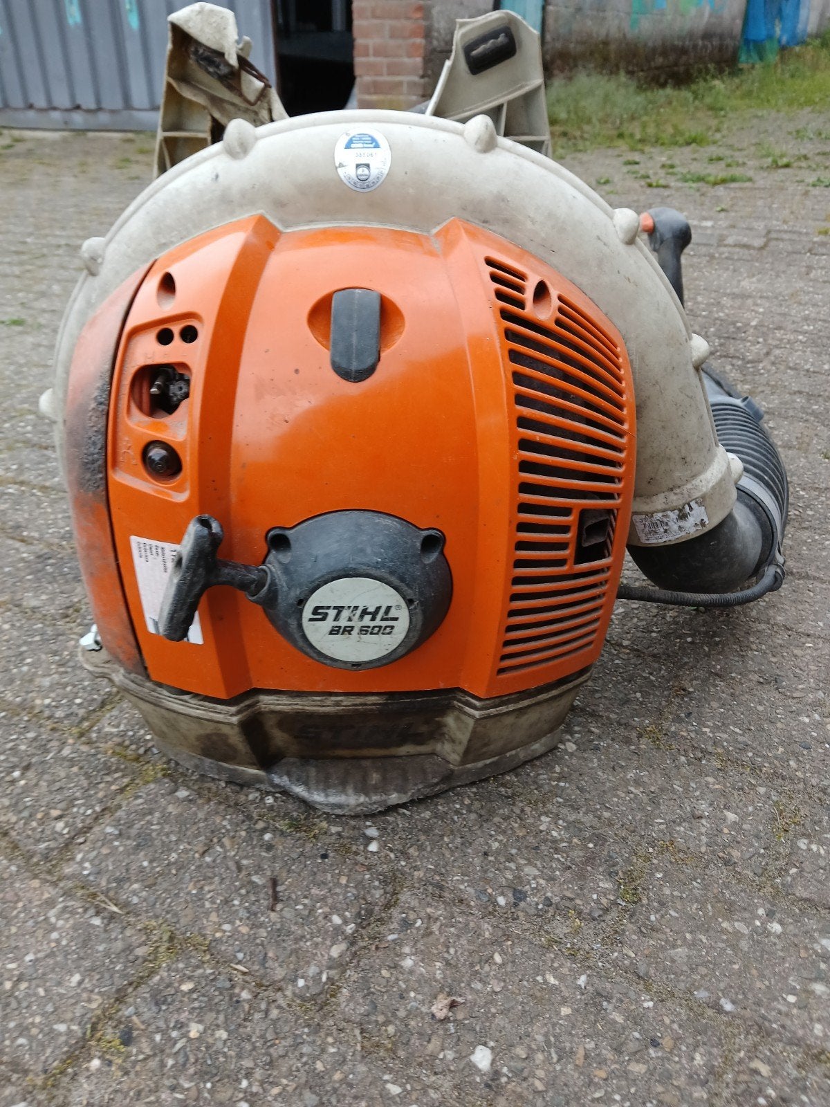 Stihl br 600 bladblazer, Tuin en Terras, Ophalen of Verzenden, Gebruikt, Benzine