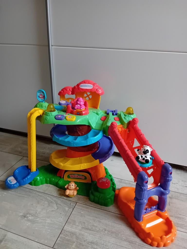 VTech Zoef Zoef Dieren Boomhuis Speelset, Kinderen en Baby's, Speelgoed | Overig, Ophalen of Verzenden, Zo goed als nieuw, Jongen of Meisje