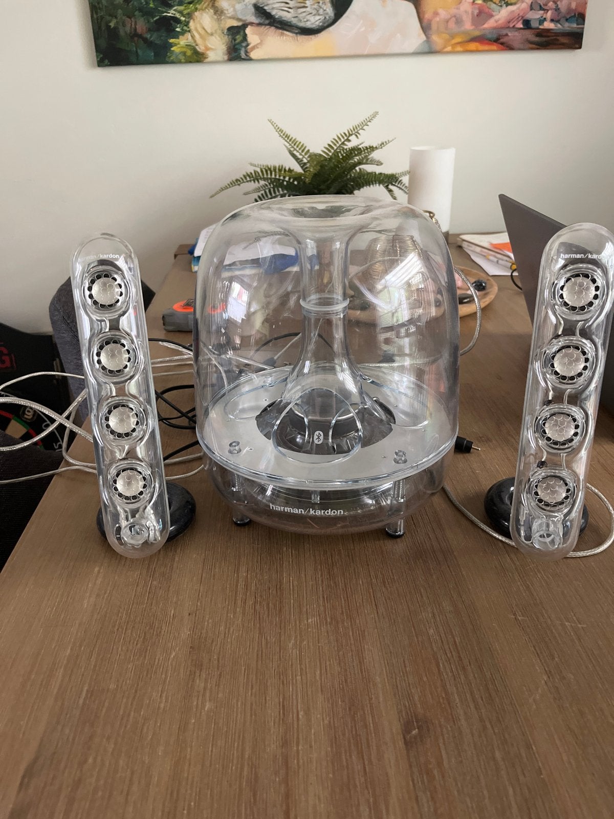 Harman Kardon SoundSticks III 2.1 speakerset, Audio, Tv en Foto, Luidsprekers, Ophalen, Inclusief kabels, Speakerset, Zo goed als nieuw