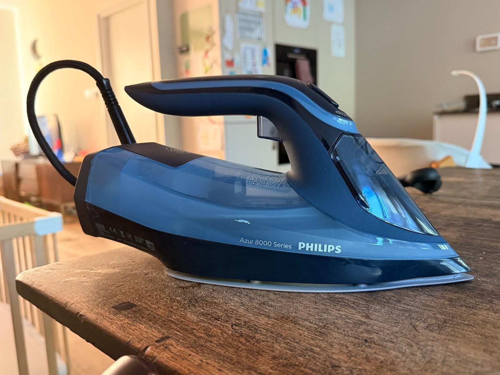 Philips Azur 8000 Series Stoomstrijkijzer DST8020, Ophalen of Verzenden, Zo goed als nieuw, Strijkijzer met snoer