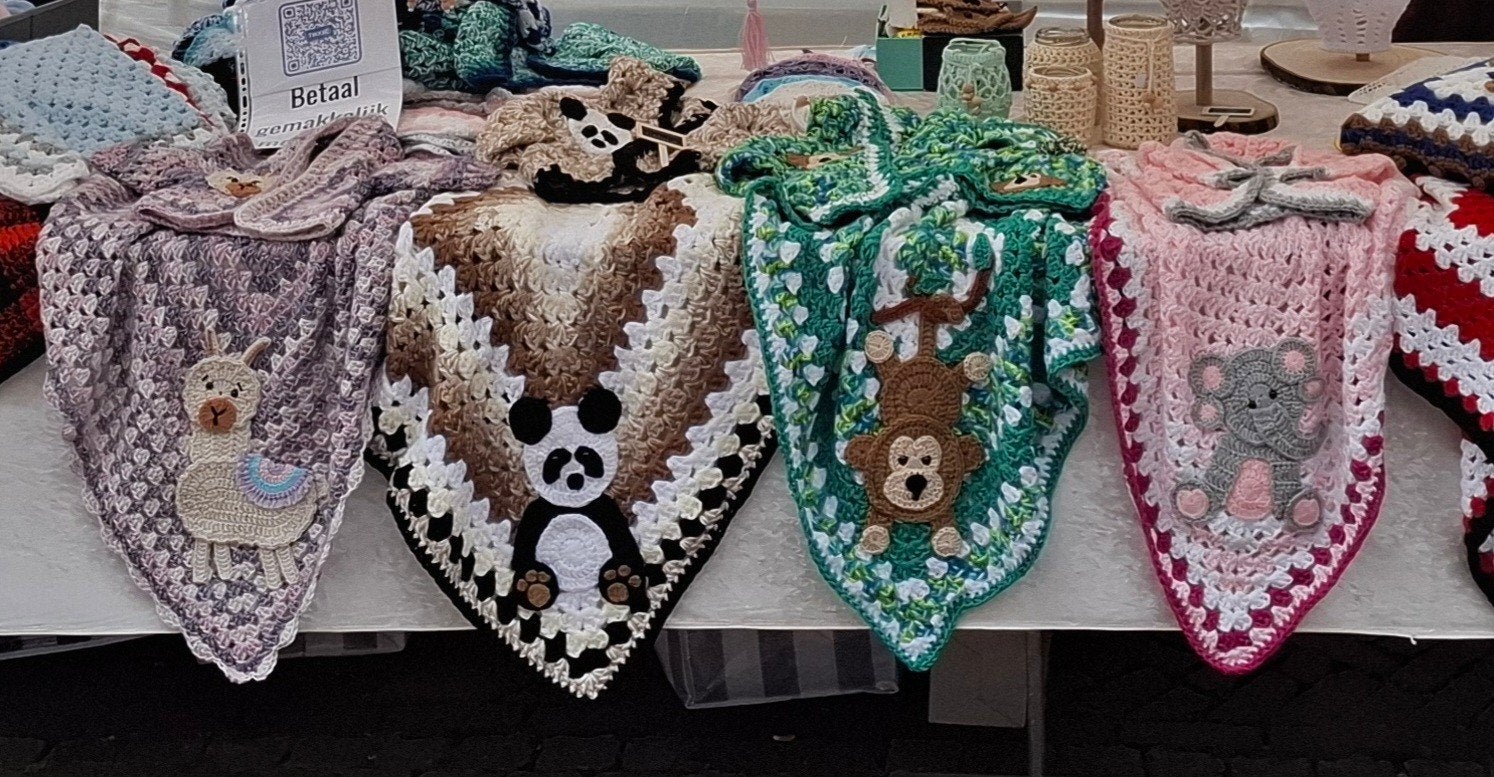 Zachte baby dekens met bijpassend jasje, Ophalen of Verzenden, Nieuw, Yazu design