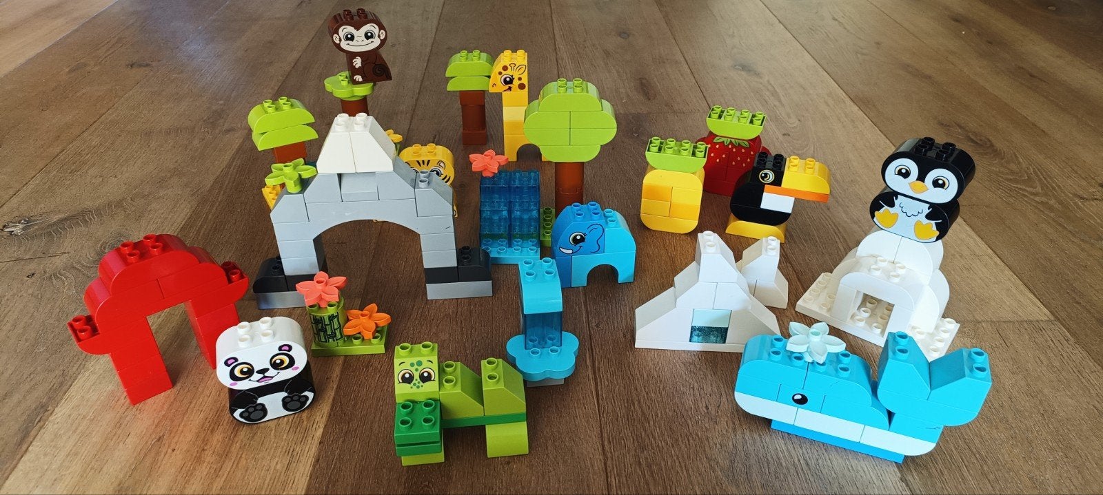 Duplo: creatieve dieren, boerderij en getallentrein, Ophalen, Gebruikt, Overige thema's, Overige typen