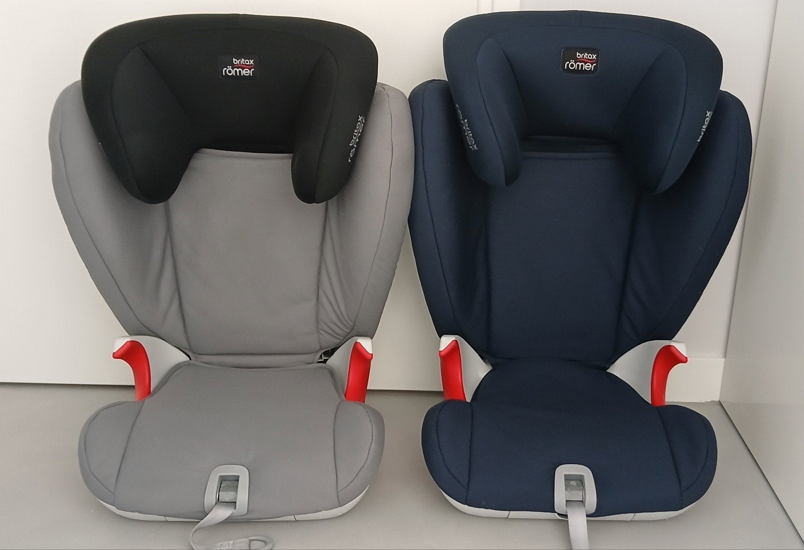 2 Britax Römer Kidfix SL autostoeltjes 15-36 kg. met Isofix, Ophalen, Romer, 15 t/m 36 kg, Zo goed als nieuw