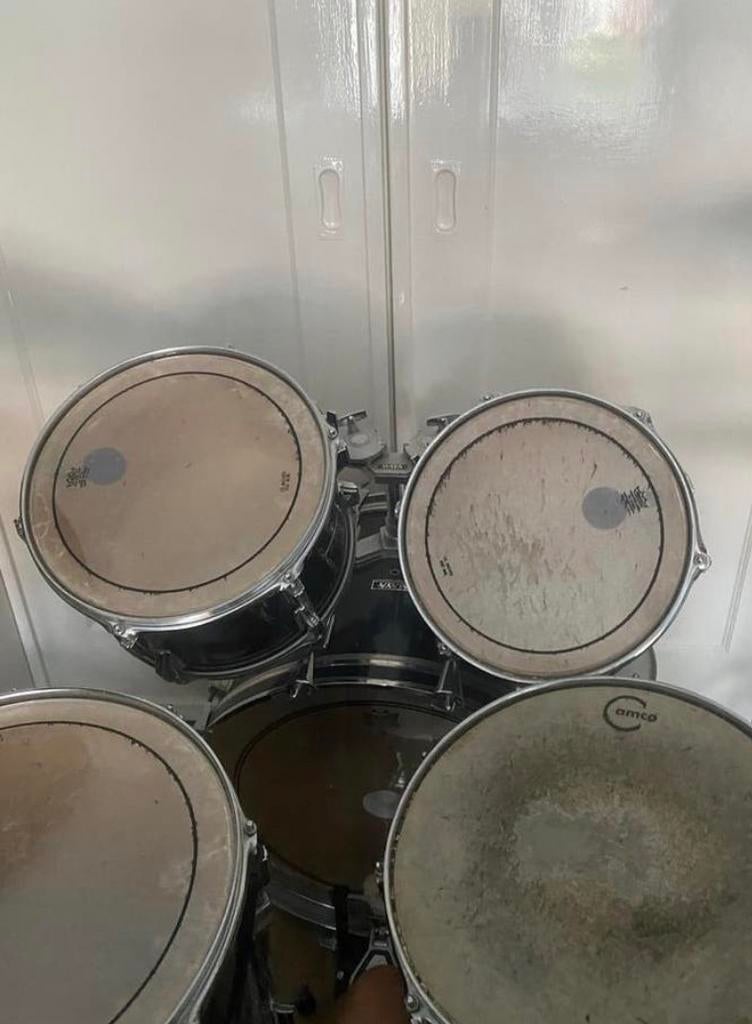 Gebruikte drumkit - Compleet en klaar om te spelen, Muziek en Instrumenten, Ophalen of Verzenden, Zo goed als nieuw, Overige merken