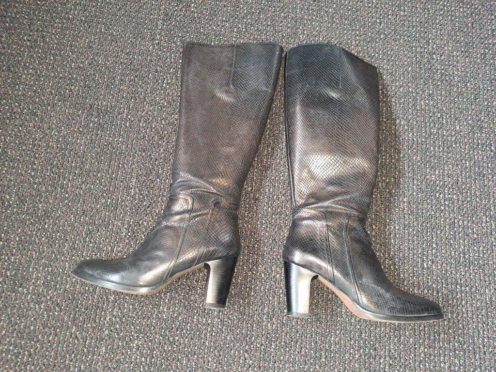 Te koop dameslaars brede schacht maat 39 merk Jilsen, Hoge laarzen, Jilsen, Overige kleuren, Ophalen of Verzenden