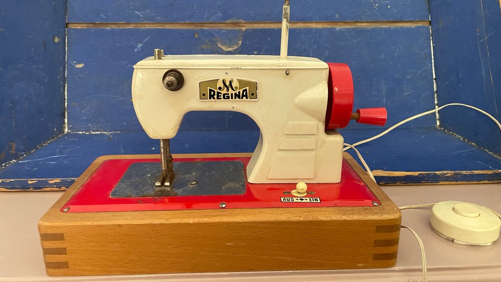 Vintage Regina speelgoed naaimachine, Ophalen of Verzenden