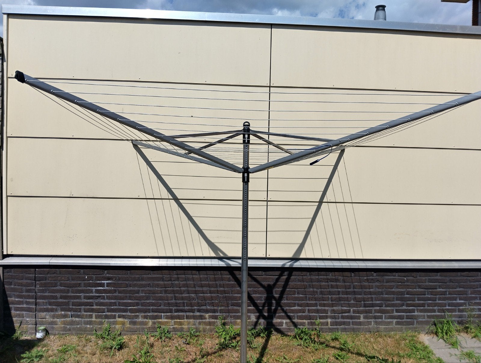 Brabantia droogmolen, lift-o-matic, met een nieuw grondanker, Ophalen, Gebruikt, Droogmolen