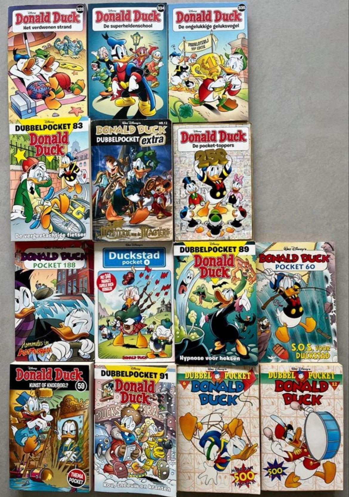 Donald Duck pockets, Meerdere comics, Ophalen of Verzenden, Gelezen, Europa