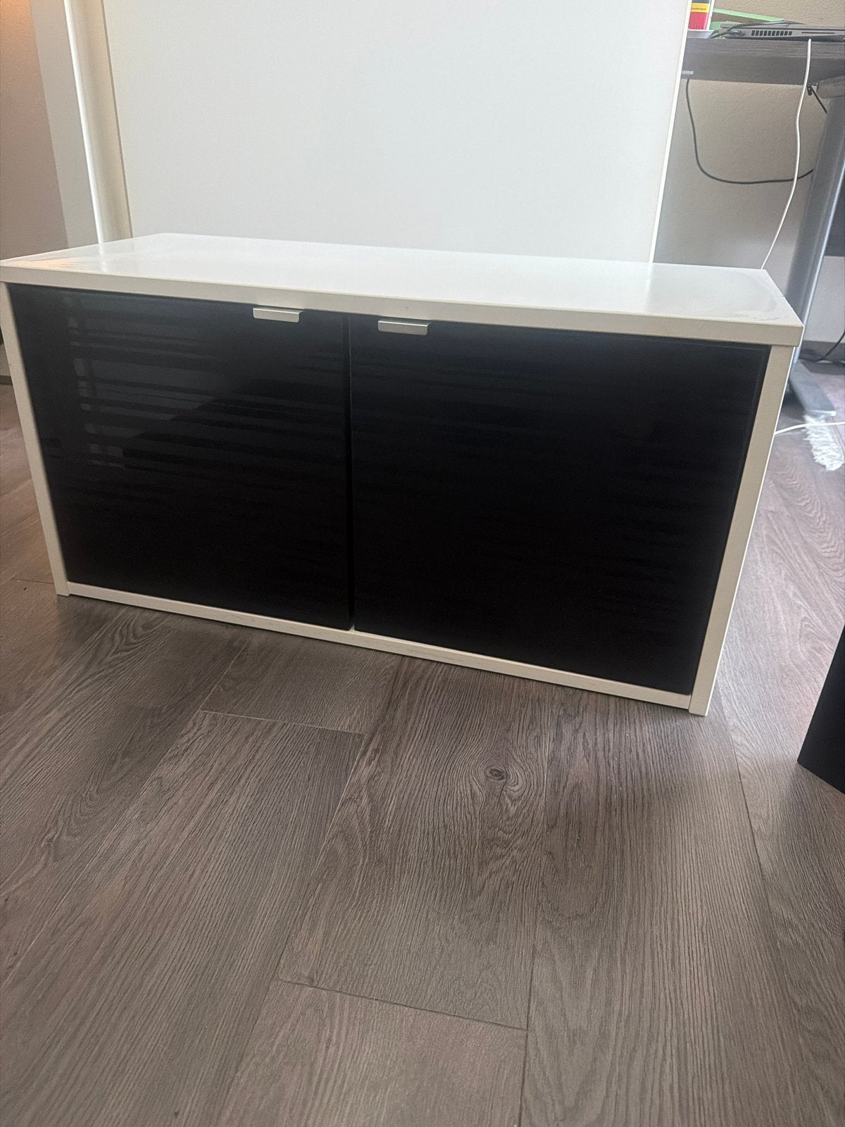 Ikea kastje met deuren (H43cm D36cm B84cm), Ophalen, Gebruikt