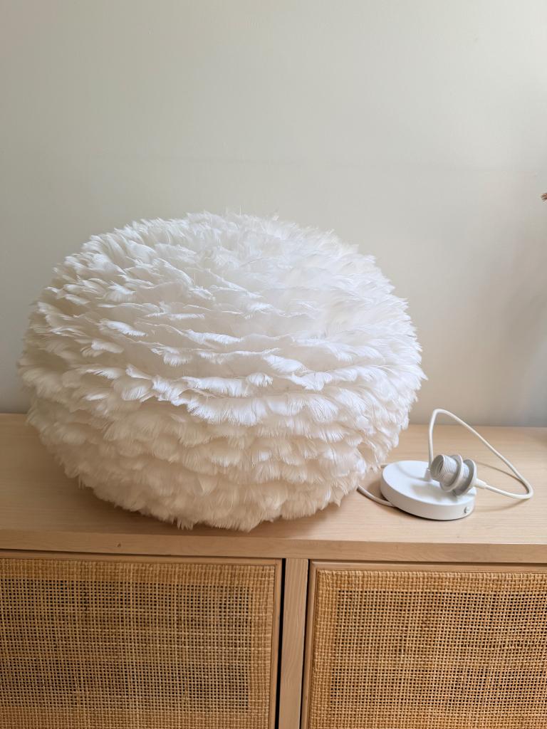 Hanglamp EOS Large Ø65cm + koordset wit, Ophalen, Zo goed als nieuw, Overige materialen, Minder dan 50 cm