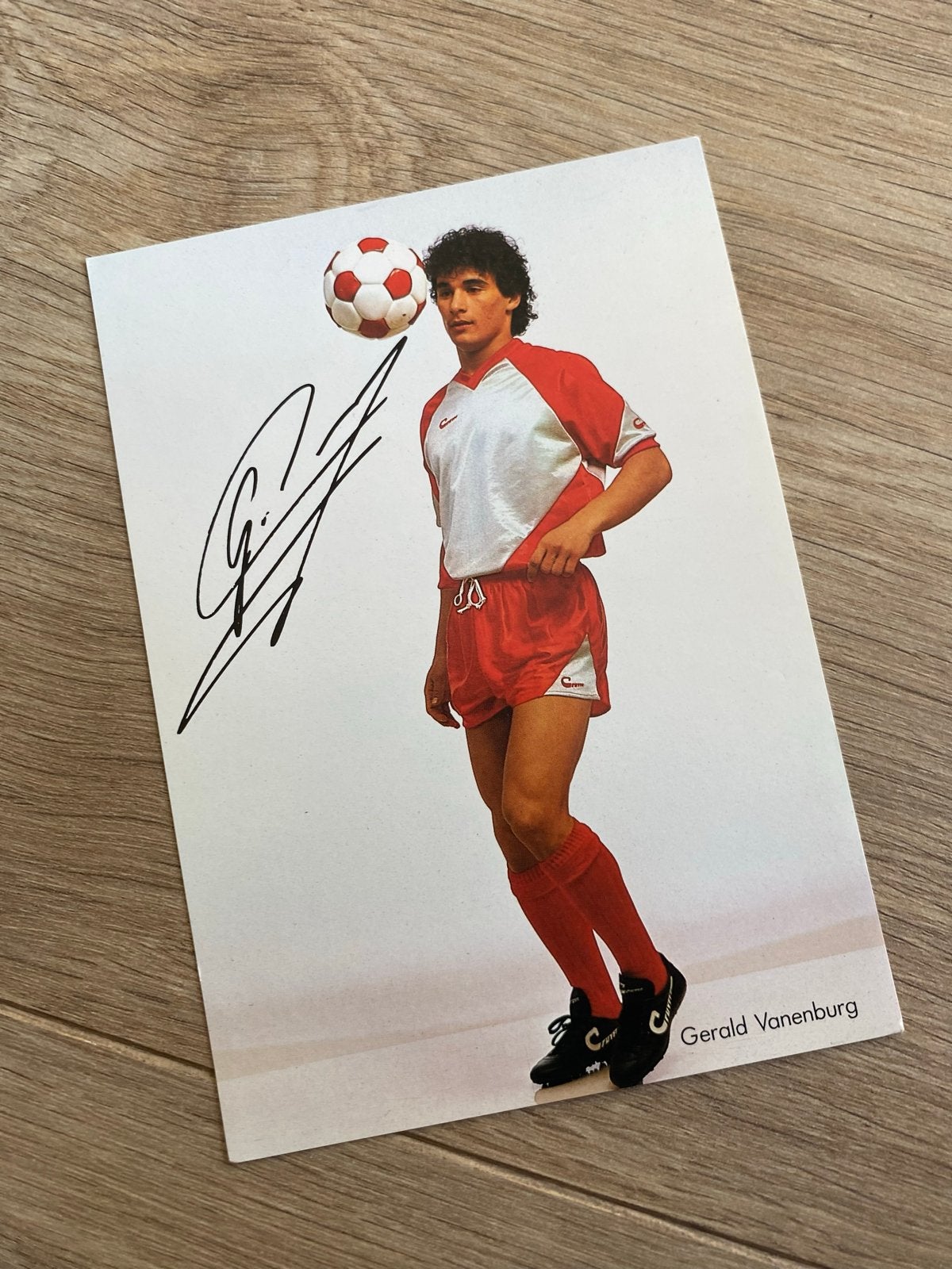 Spelerskaart Gerald Vanenburg, Ophalen of Verzenden, Zo goed als nieuw, PSV, Spelerskaart