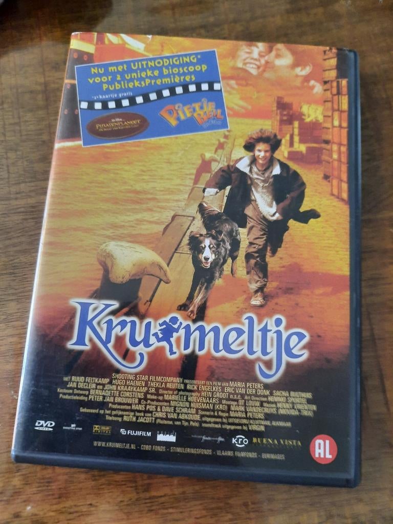 Kruimeltje DVD - Nederlandse Familiefilm, Avontuur, Gebruikt, Alle leeftijden, Ophalen of Verzenden