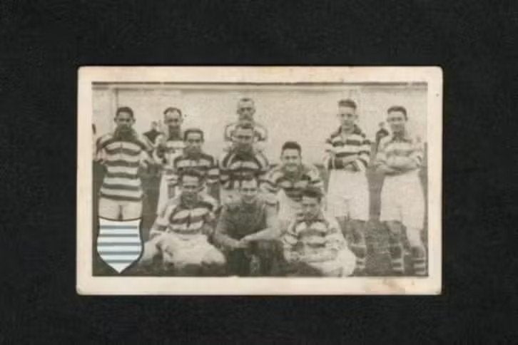 Voetbalplaatje Blauw-Wit Amsterdam 1930/1931 (258)., Ophalen of Verzenden, Zo goed als nieuw