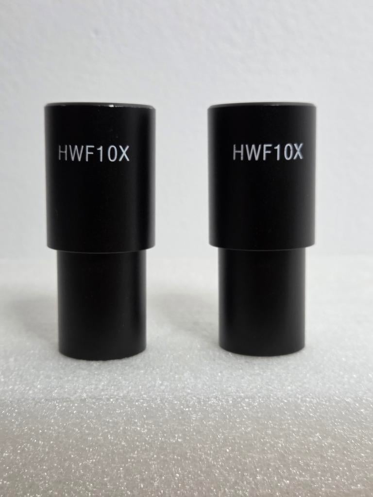 Microscoop oculairen HWF 10X, Ophalen of Verzenden, Zo goed als nieuw, Vergrootglas of Loep