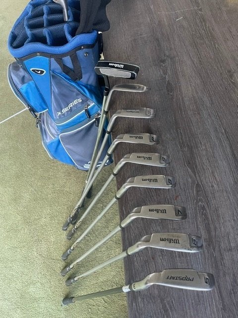 Te koop: Wilson X31 beginners golf-set (heren), Sport en Fitness, Golf, Ophalen, Gebruikt, Set, Overige merken