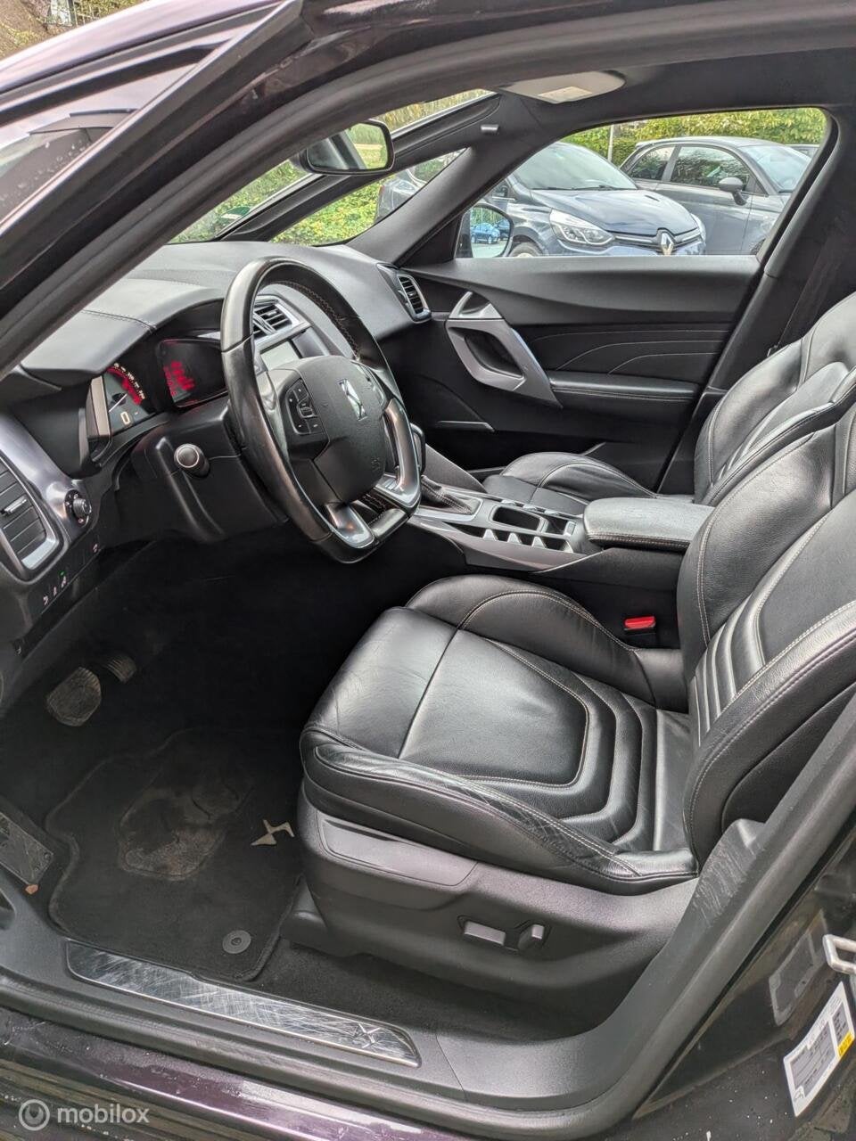 Ds 5 1.6 THP Chic AUT. 2016 Clima|Cruise|Navi|LED|Leder!, Auto's, 1404 kg, 165 pk, 1598 cc, 750 kg