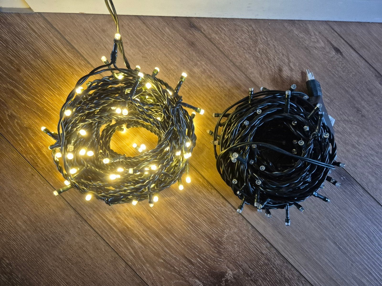 Kerstverlichting 2 x 10 meter kerst, Ophalen