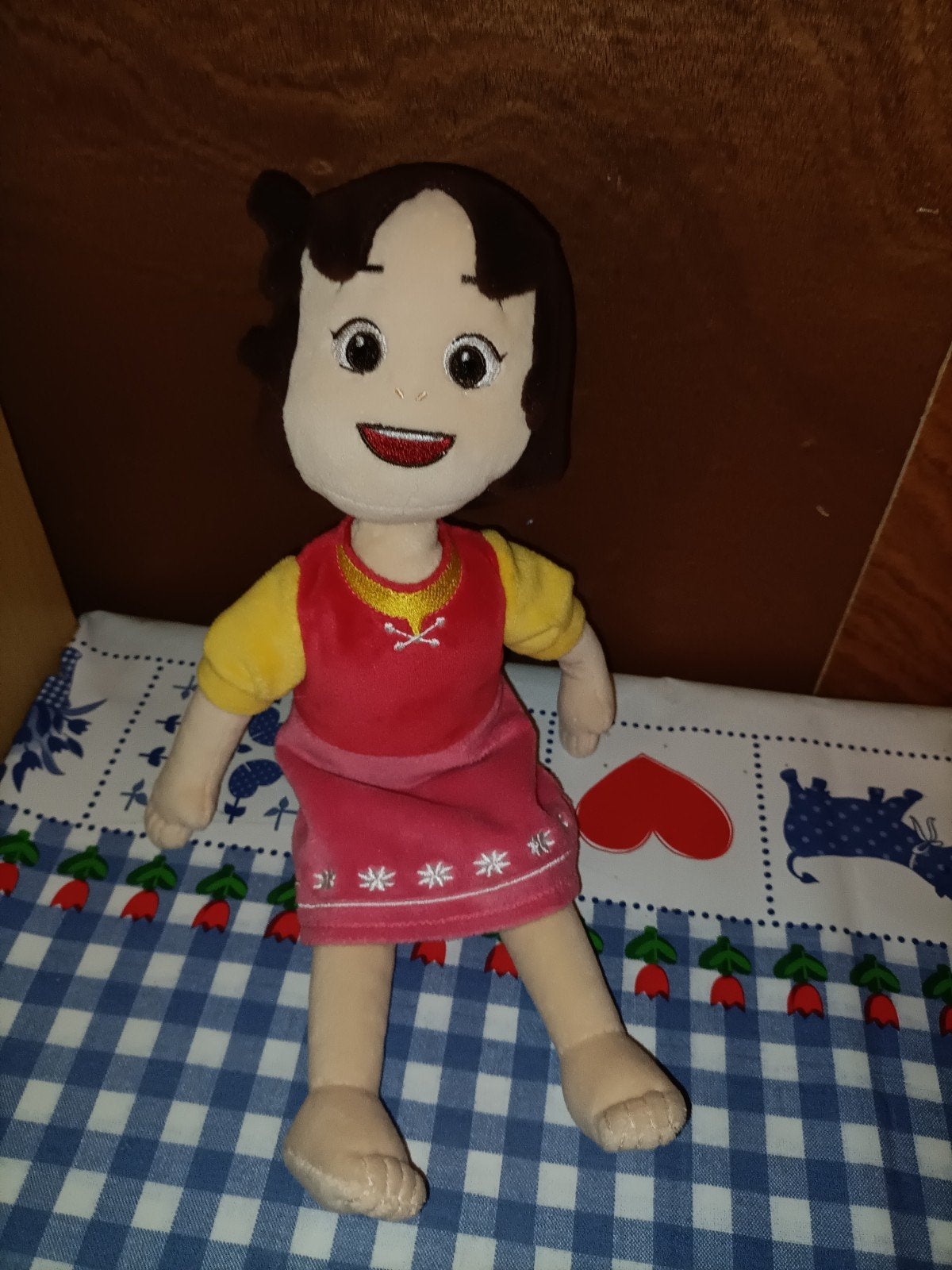Heidi knuffel van Peter en Heidi uit Tirol Studio 100, Ophalen of Verzenden, Zo goed als nieuw, Overige typen
