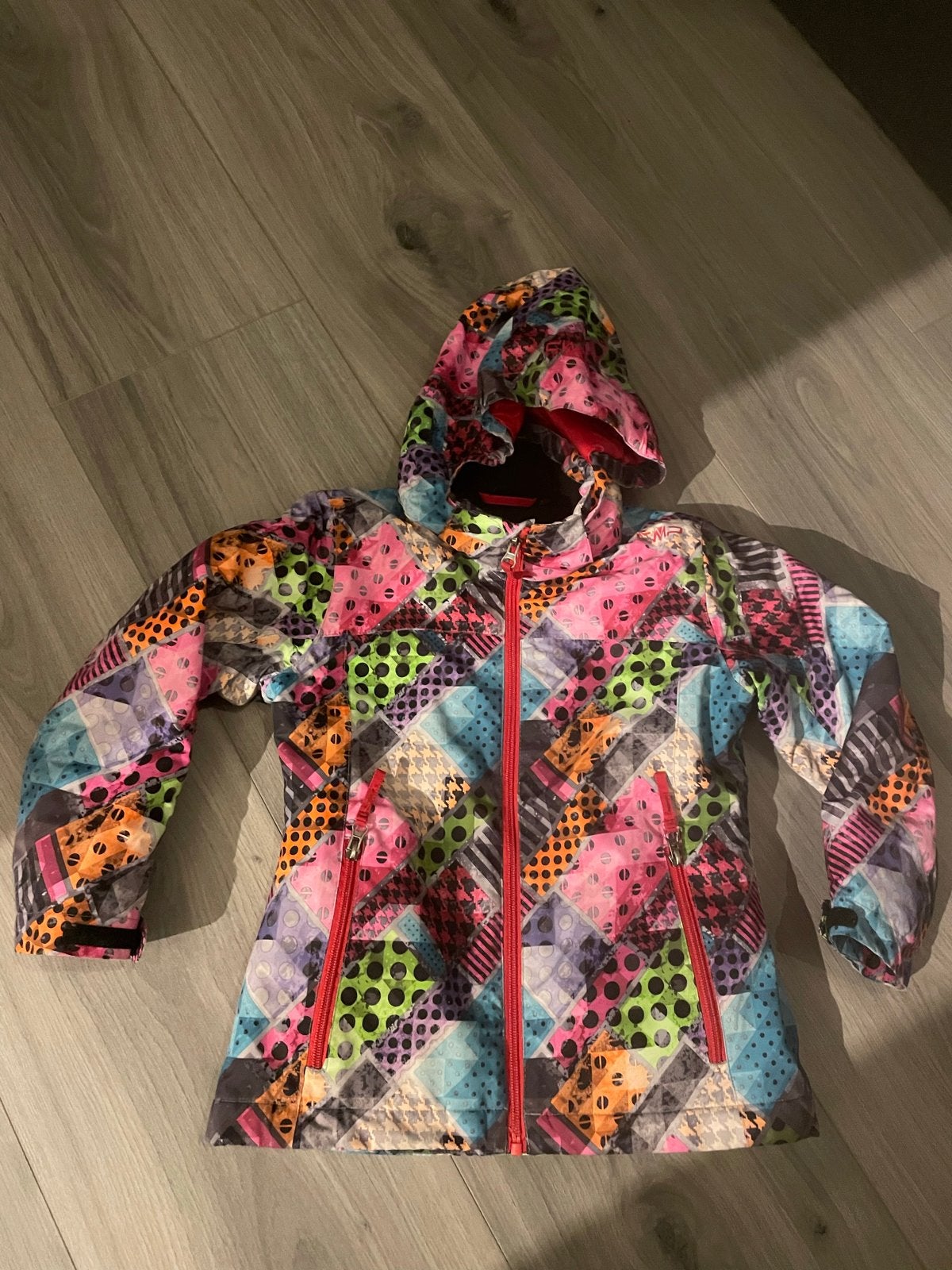 CMP Skijas Maat 116 - Kleurrijk en Warm, Kleding | Dames, Ophalen of Verzenden, Gedragen, Maat 34 (XS) of kleiner, Jack
