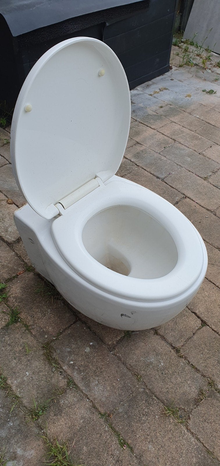 Gebruikt toilet met bril - Wit keramiek, Ophalen, Gebruikt, Toilet