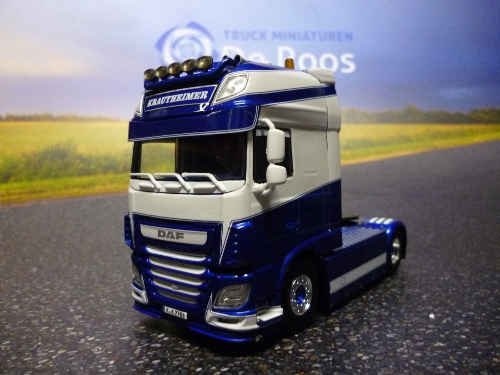 WSI DAF XF 106 Krautheimer, Hobby en Vrije tijd, Modelauto's | 1:50, Ophalen of Verzenden, Nieuw, Bus of Vrachtwagen, Wsi