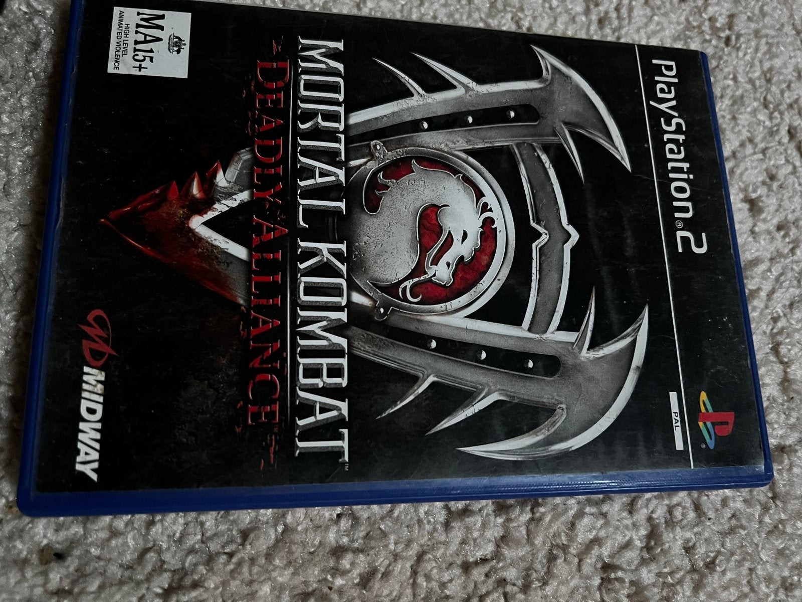 Mortal Kombat Deadly Alliance PlayStation 2, Spelcomputers en Games, Ophalen, Gebruikt, Vechten, 1 speler