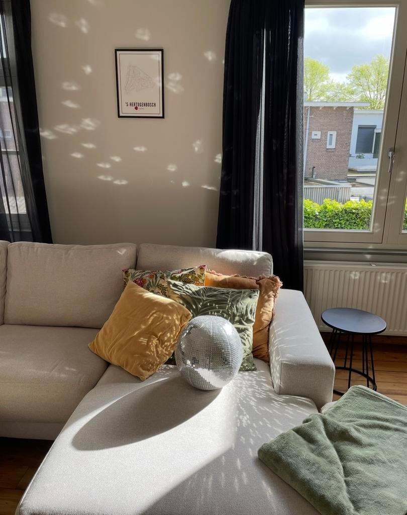 Hoekbank Portona ecru van Pronto, Huis en Inrichting, Banken | Bankstellen, Ophalen, 250 tot 300 cm, Gebruikt, 100 tot 125 cm