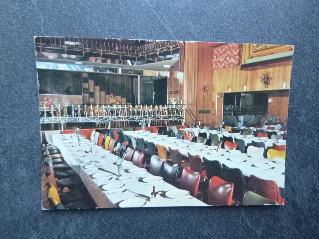 Oosterhout, hotel restaurant de Kanonnier/interieur 1978, Verzenden, 1960 tot 1980, Gelopen, Noord-Brabant