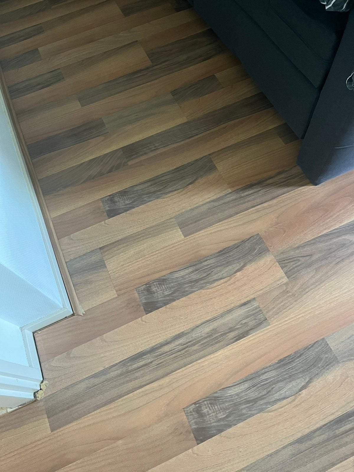 Kliklaminaat +/- 40 m2, Ophalen, Gebruikt, Bruin, Planken